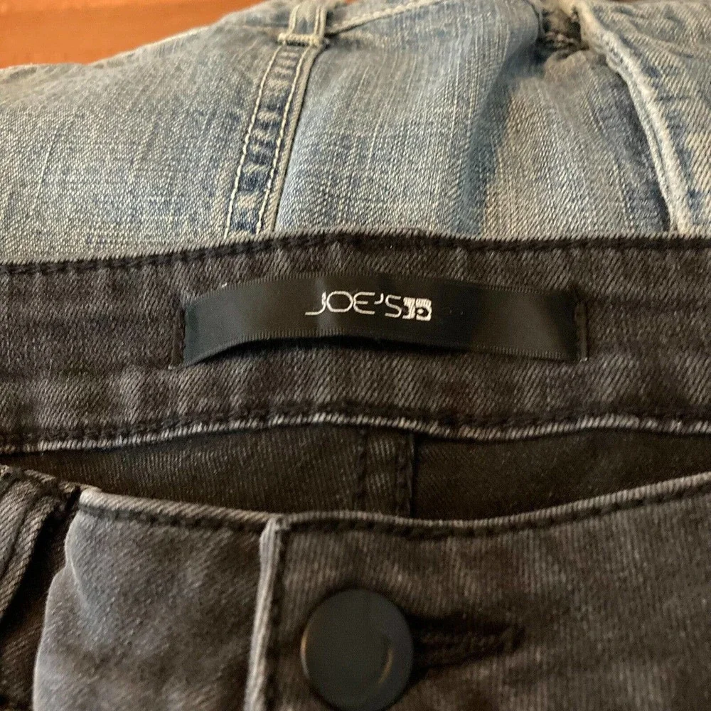 Joe's Jeans Womens Sz 30 Black Gray‎ Skinny Leg Stretch 5 Pocket